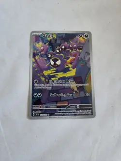 Pokemon Gastly 177/162 SV05 Temporal Forces Illustration Rare Full Art Holo - Image 2