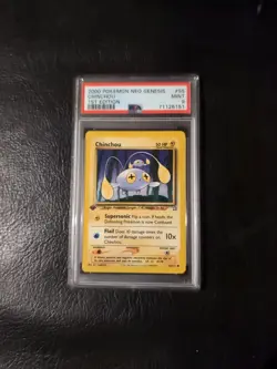 2000 POKEMON NEO GENESIS 1ST ED #55 CHINCHOU PSA 9 - Image 1