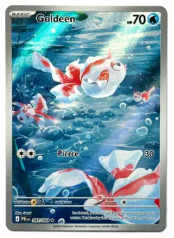 Goldeen 087/084 - Pokemon TCG - Pitch Black Illustration Rare Holo - Image 1