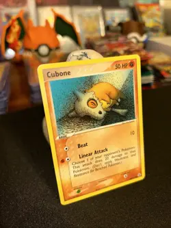 ✨Pokemon TCG Cubone Card 60/112 FireRed & LeafGreen Non-Holo LP Vintage✨ - Image 1