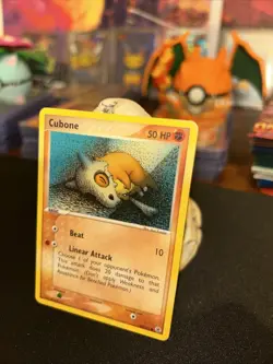 ✨Pokemon TCG Cubone Card 60/112 FireRed & LeafGreen Non-Holo LP Vintage✨ - Image 3