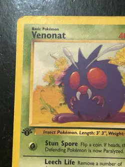 Venonat Uncommon 1st Edition Jungle 63/64 Pokemon TCG MP/HP - Image 3