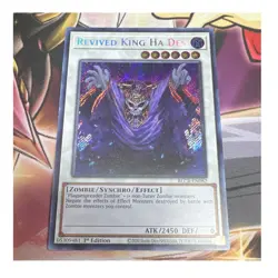 Yu-Gi-Oh Revived King Ha Des BLCR-EN082 1st edition Secret Rare - Image 1