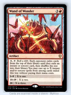 MTG Wand of Wonder Commander Legends: Battle for Baldur's Gate - NM - Image 1