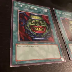 Pot of Greed SD3-EN019x1 FE SD3-EN019x2 Yu-Gi-Oh MP - Image 2
