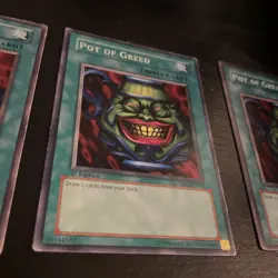 Pot of Greed SD3-EN019x1 FE SD3-EN019x2 Yu-Gi-Oh MP - Image 3