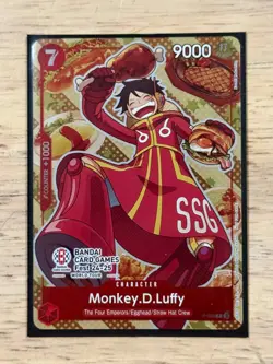 Monkey.D.Luffy Bandai Card Games Fest 24-25 P-080 One Piece Promotion Cards ENG - Image 1