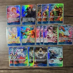 One Piece Card Game Lot of 110 Cards NM ALT ART- SR, Rare, SEC, TR - Image 5