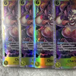 Charlotte Linlin ST10-005 Character x4 Holo One Piece Card Game English - Image 2