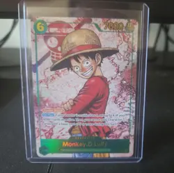 Monkey D Luffy OP13-118 SEC RED Alt Art One Piece Carrying On His Will English - Image 1