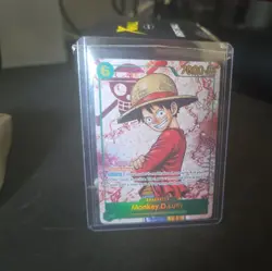 Monkey D Luffy OP13-118 SEC RED Alt Art One Piece Carrying On His Will English - Image 2