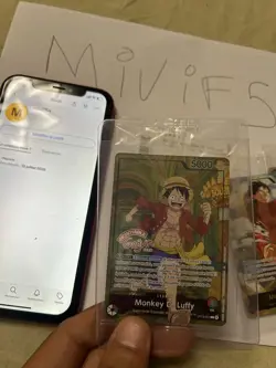 TCG One Piece Card - Monkey D. Luffy OP13-001 - Musee Grevin Paris Exclusive - Image 3
