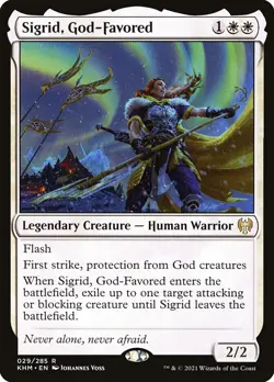 Sigrid, God-Favored (029) Kaldheim KHM MTG Magic - Image 1