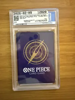 2024 ONE PIECE CHAMP 2024 TOP PLAYER PACK #092 BROOK FINALIST PSA 10 - Image 2