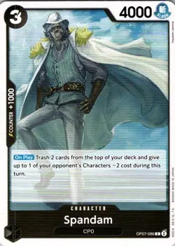 SPANDAM OP07-086 C ONE PIECE NM OP07 HAYAKEN-SARENA.:[` - Image 1