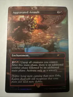 Aggravated Assault (Borderless) Secret Lair Drop Foil - Image 1