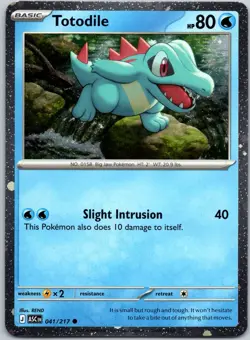 Totodile 041/217 (Cosmos Holo) Miscellaneous Cards & Products Near Mint - Image 1