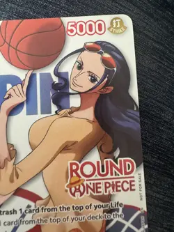 Nico Robin One Piece card game ROUND 1 Promo EB03-054 English - Image 3