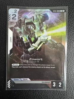 Zowort C+ Foil New Type Rising - ST01-009 NM - Gundam TCG Card Game - Image 1