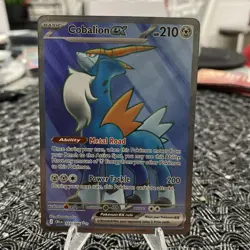 Pokemon Cobalion ex 103/086 ME04: Chaos Rising Ultra Rare Card TCG 2026 NM - Image 1