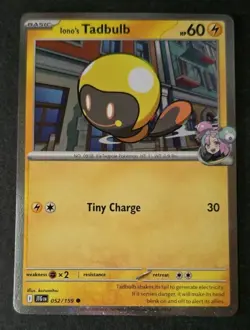 Iono’s Tadbulb 052/159 COSMOS HOLO PROMO Journey Together Pokemon SV09 Foil Card - Image 1