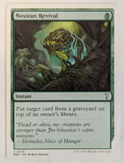 Noxious Revival (White Border) Mystery Booster 2, NM - MTG - Image 1