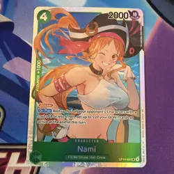 Bandai One Piece Nami OP14-031 Special Foil Character Card 2000 Power - Image 1