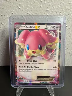 Audino EX 84/124 XY Fates Collide Holo NM Pokemon Card English - Image 1