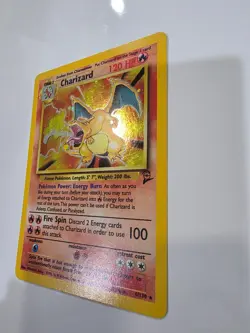Charizard 4/130 Holo Rare Card Pokemon TCG Base Set 2 - Image 3