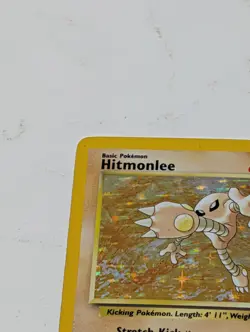 Hitmonlee 7/62 Unlimited Holo Rare Fossil Pokemon Card TCG - Image 4
