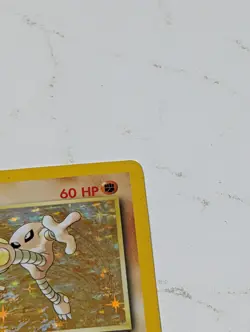 Hitmonlee 7/62 Unlimited Holo Rare Fossil Pokemon Card TCG - Image 5
