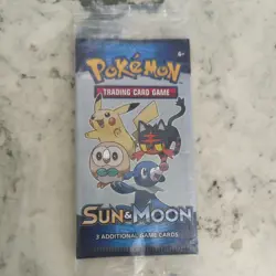 Pokemon Sun & Moon 3 Card Booster Pack General Mills Cereal Promo Pack - Image 1