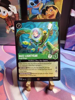 Disney Buzz Lightyear Jungle Ranger Hero Card 91/204 Lorcana TCG Toy Story - Image 1