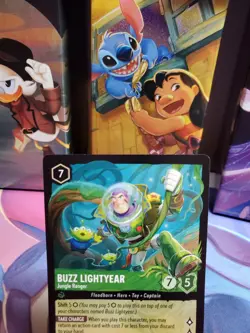Disney Buzz Lightyear Jungle Ranger Hero Card 91/204 Lorcana TCG Toy Story - Image 2