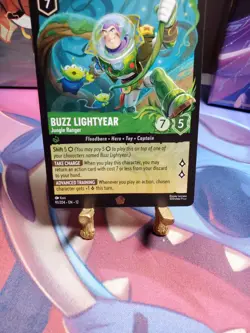 Disney Buzz Lightyear Jungle Ranger Hero Card 91/204 Lorcana TCG Toy Story - Image 3