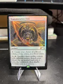 Transmutation Font - Foil (0001) x1 - Unique & Misc Promos - NM-Mint, English - Image 1