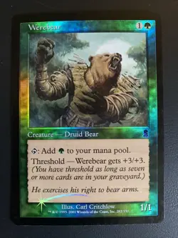 Werebear - Odyssey - Foil - Mtg - Single - LP - Image 1