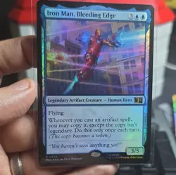 MTG Marvel Super Heroes - Iron Man, Bleeding Edge Foil EN Rare - 0626 - Image 1