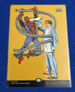 Wizards of the Coast Counterspell Marvel 0009 Mythic Blue Full Art EN Ditko - Image 1