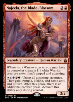 Najeela, the Blade-Blossom , English Magic the Gathering MTG Battlebon - Image 1