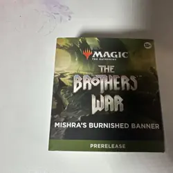New and Sealed x 1 The Brothers' War Prerelease Pack (Mishra's Burnished Banner) - Image 1