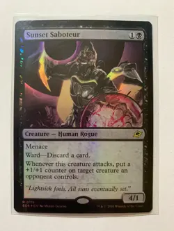 Sunset Saboteur (Foil) - Edge of Eternities (EOE) - Image 1