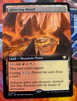 Glittering Massif (Extended Art) - Commander: Edge of Eternities (EOC) - Image 1