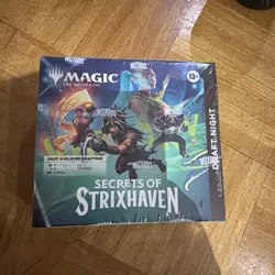 Magic the Gathering MTG Secrets of Strixhaven Draft Night Box Warn Corners - Image 1