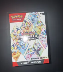 Pokemon TCG Prismatic Evolutions Booster Bundle 6 New Sealed Booster Packs - Image 1