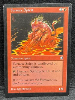 Magic The Gathering TCG, Furnace Spirit, Stronghold Regular Common - Image 1