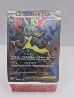 Pokemon TCG Mega Lucario ex - Full Art Ultra Rare Holo #160/132 Near Mint - Image 1