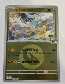 N's Reshiram Reverse Holo Energy Ascended Heroes #154/217 Pokemon 2026 NM - Image 1