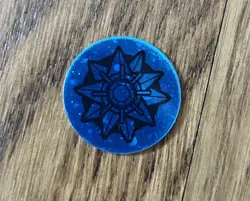 Pokemon WOTC Starmie Blue Holo Deck Coin 2000 Nintendo TCG Wizards Of The Coast - Image 1