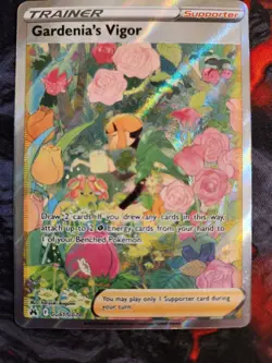 Gardenia's Vigor GG61/GG70 Pokemon SWSH: Crown Zenith: Galarian Gallery Holo NM - Image 3